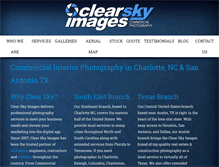 Tablet Screenshot of clearskyimages.com